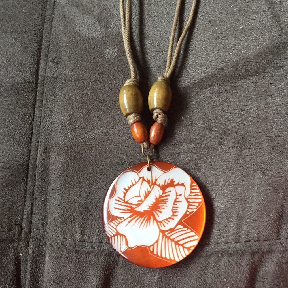 Orange Necklace